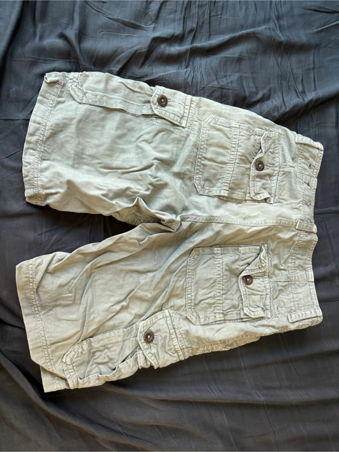Green Long Length AE Cargo Shorts (28 W) - photo 2
