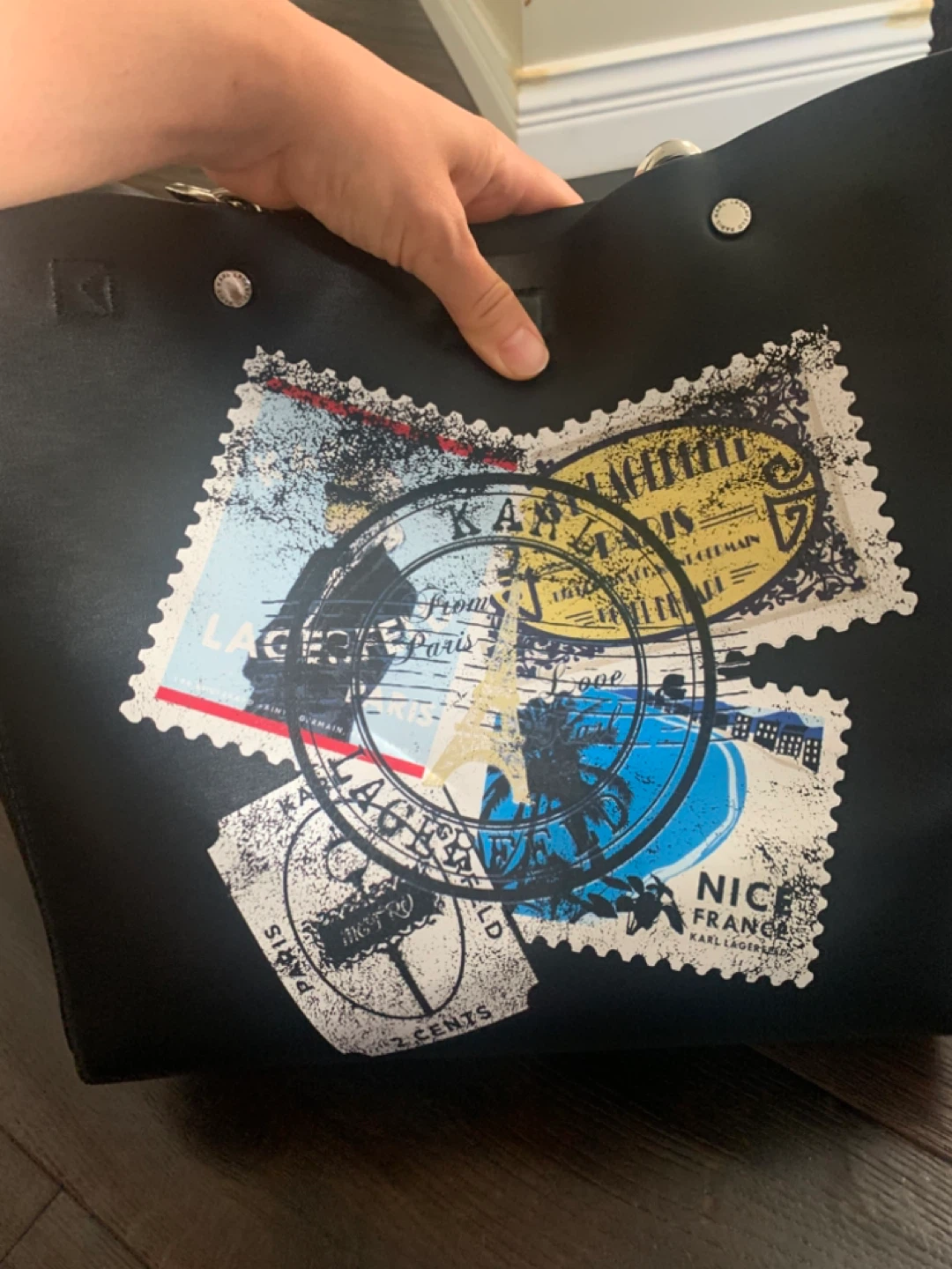 Karl Lagerfeld Paris Black Tote Bag - photo 3