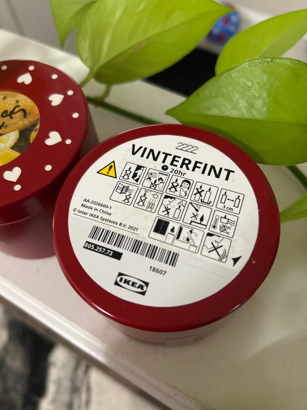 IKEA VINTERFINT Scented Candle x2 image indicator(2)