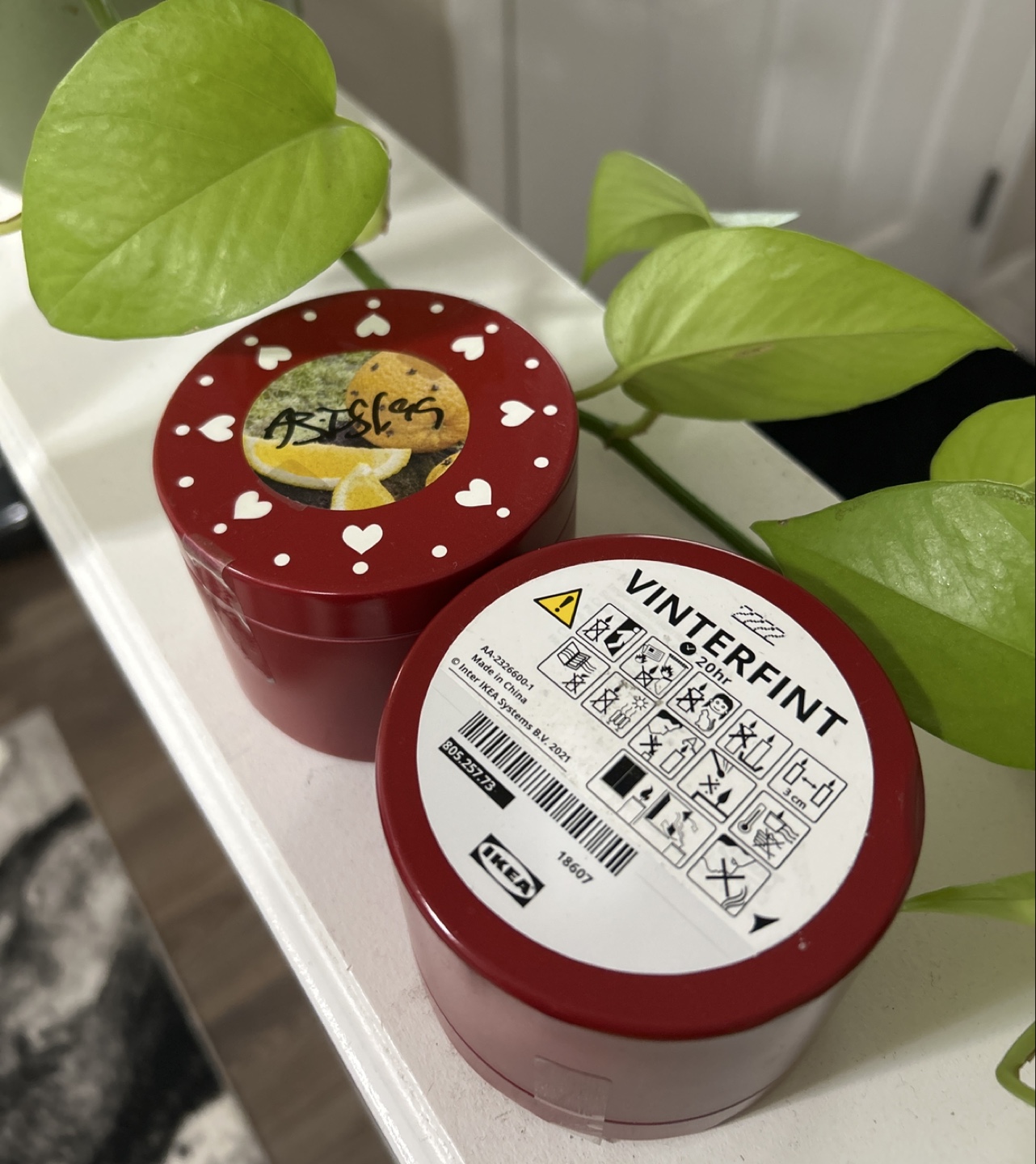 IKEA VINTERFINT Scented Candle x2