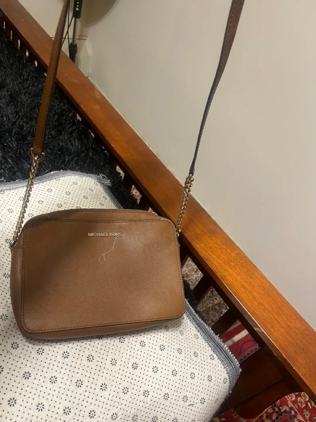 Michael Kors Brown Crossbody Bag image indicator(5)