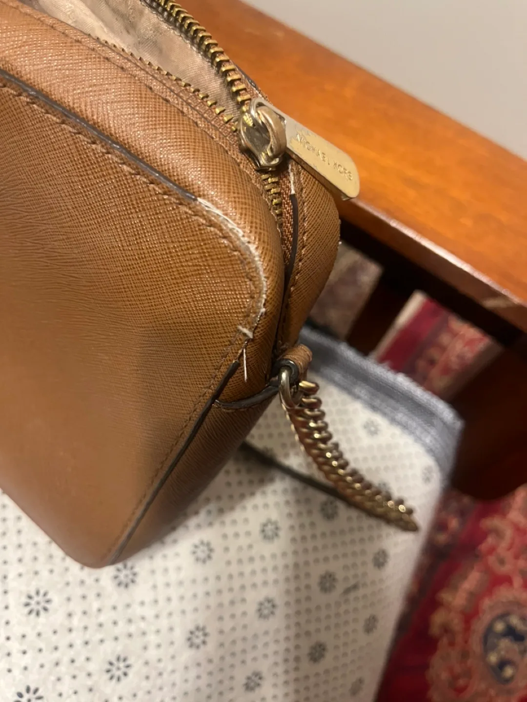 Michael Kors Brown Crossbody Bag image indicator(2)