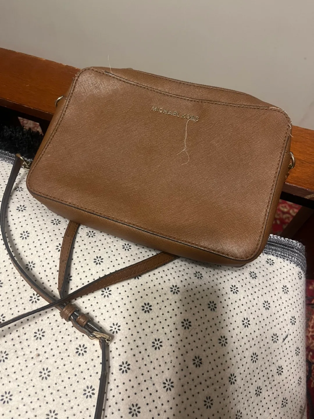 Michael Kors Brown Crossbody Bag image indicator(4)