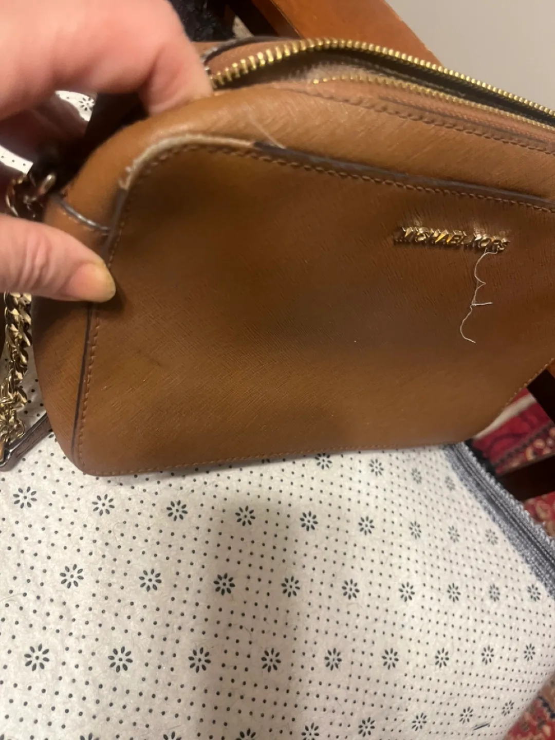 Michael Kors Brown Crossbody Bag image indicator(3)