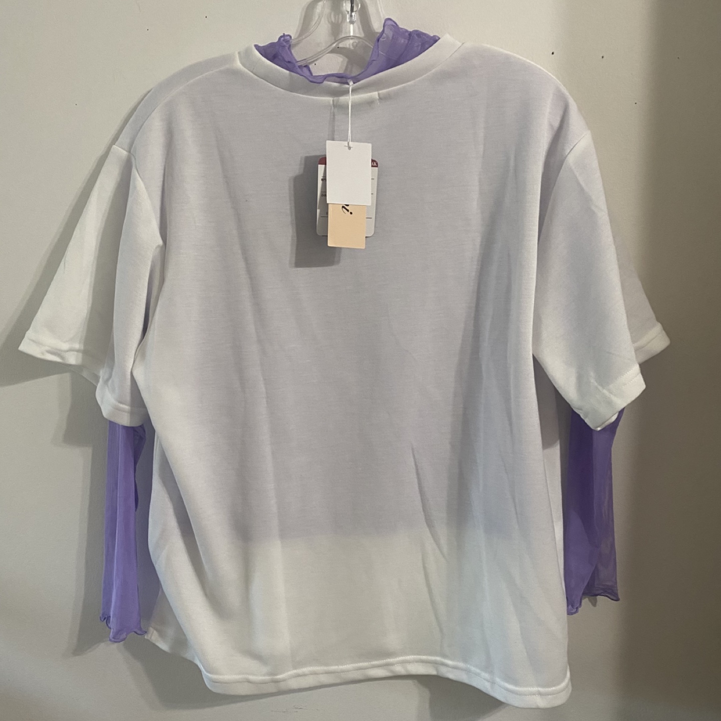 Crepe Both Are Good White Tee - photo 2