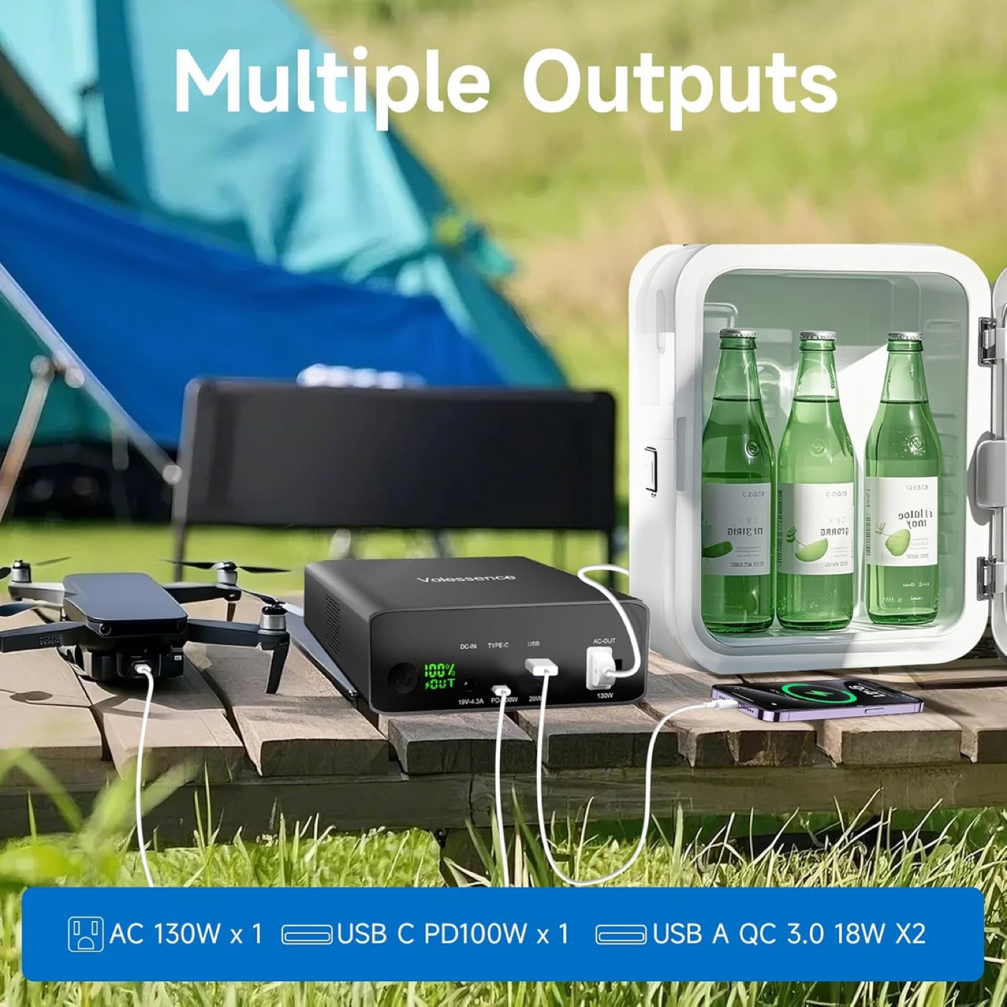 Volessence Portable Power Station 40000mAh/148Wh - photo 2