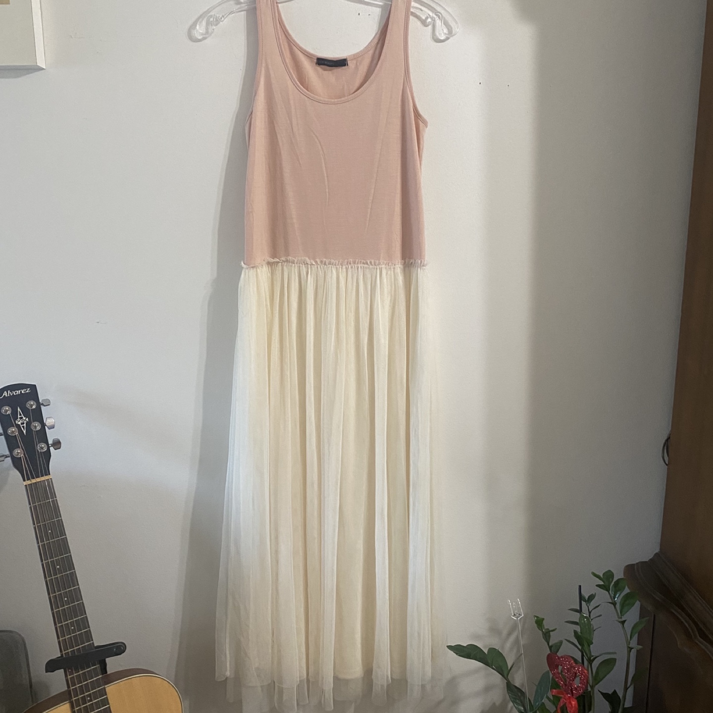 Cutie Beauty Pink & White Dress