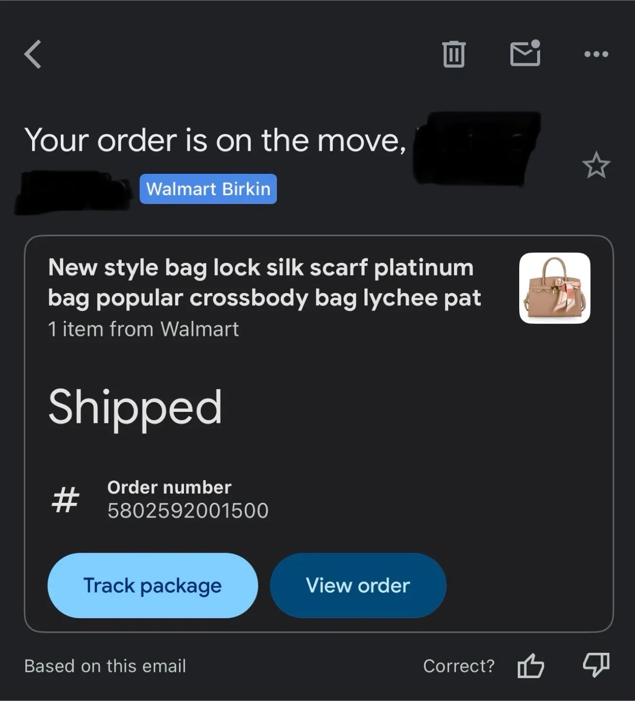 New Walmart Birkin Style Crossbody Bag thumbnail