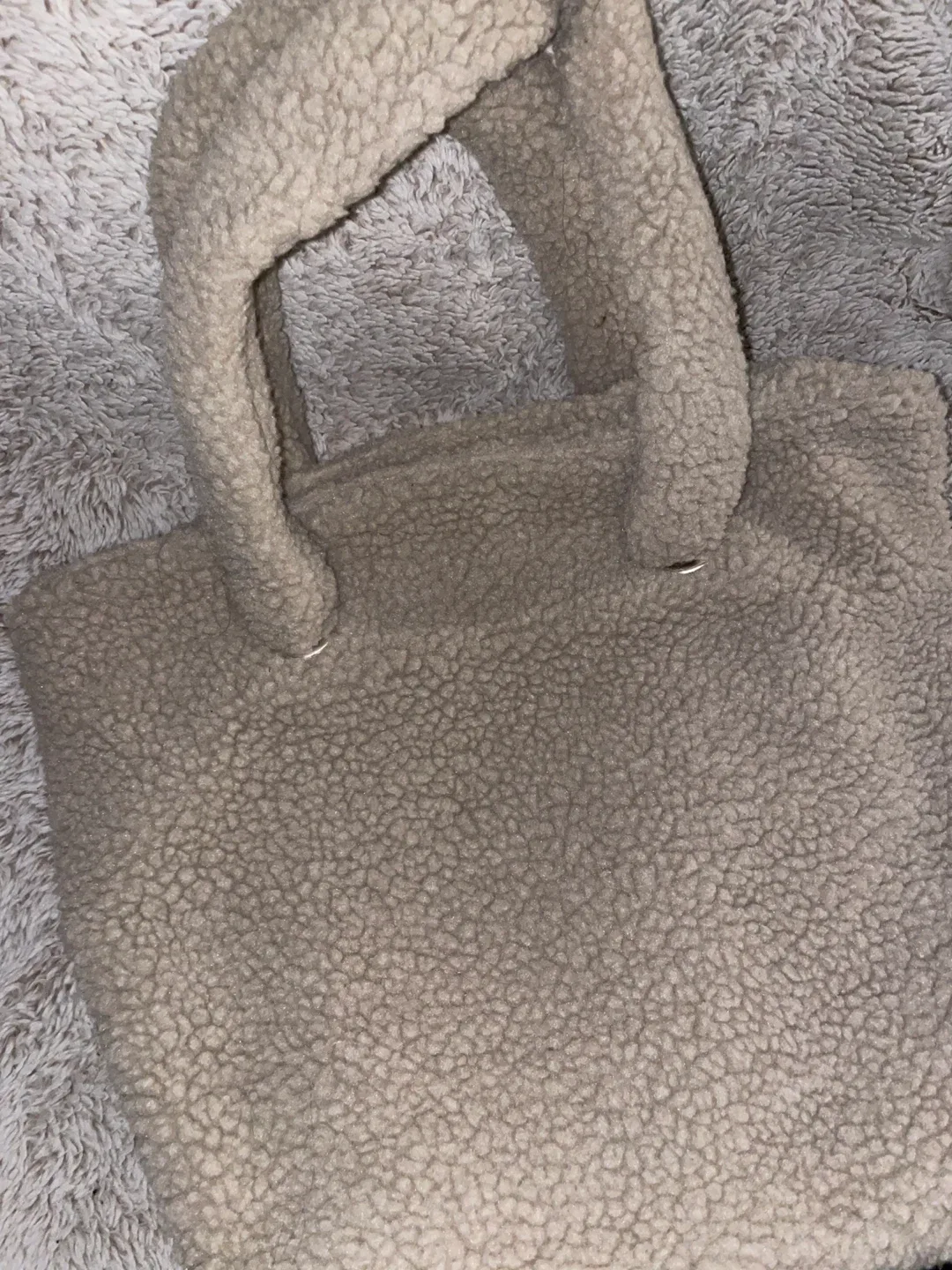 Joe Fresh Cream Sherpa Tote Bag image indicator(2)