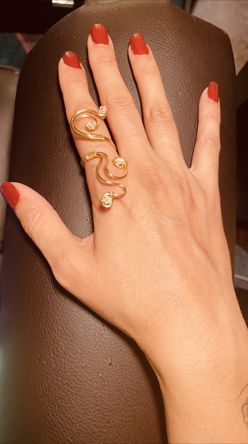 Gold-tone Statement Ring