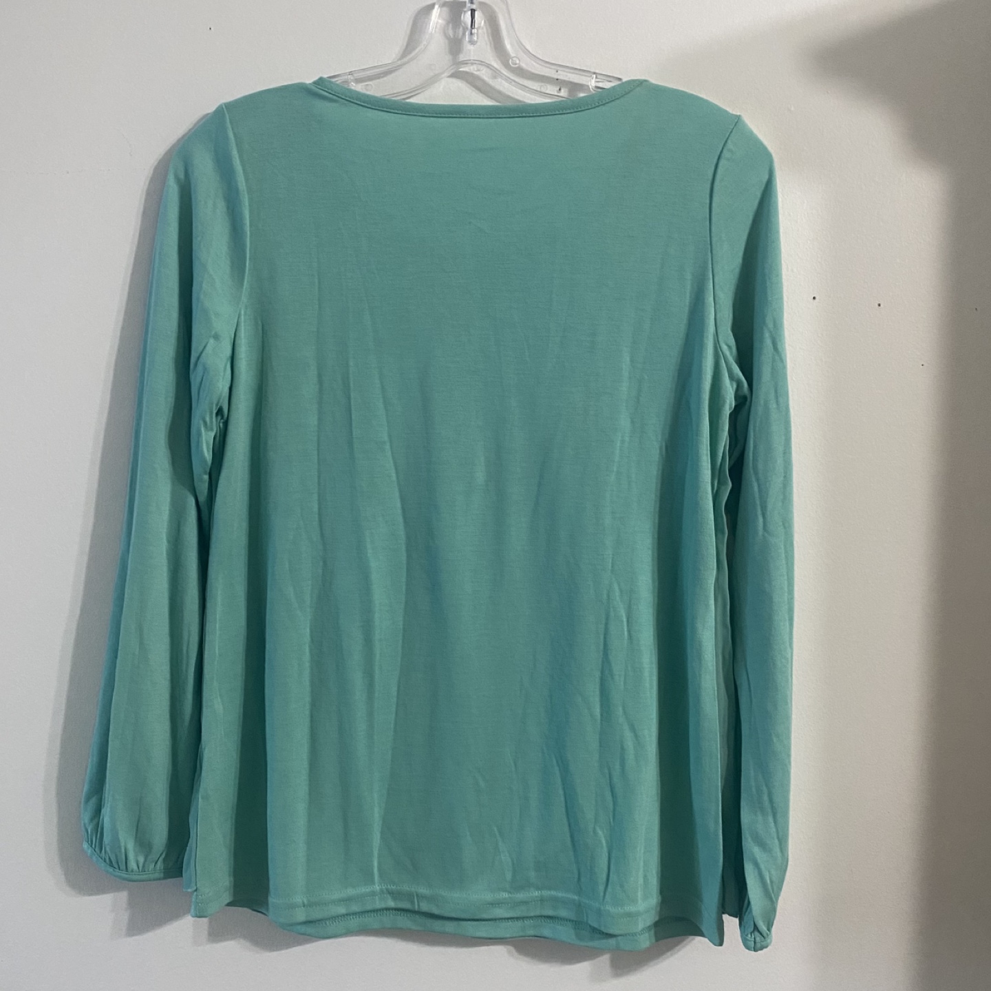 Mint Green Long Sleeve Blouse - photo 4