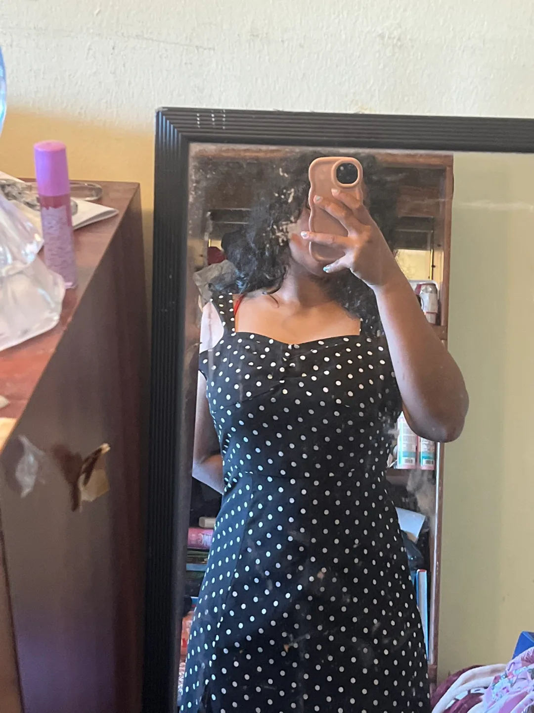 Black Polka Dot Dress