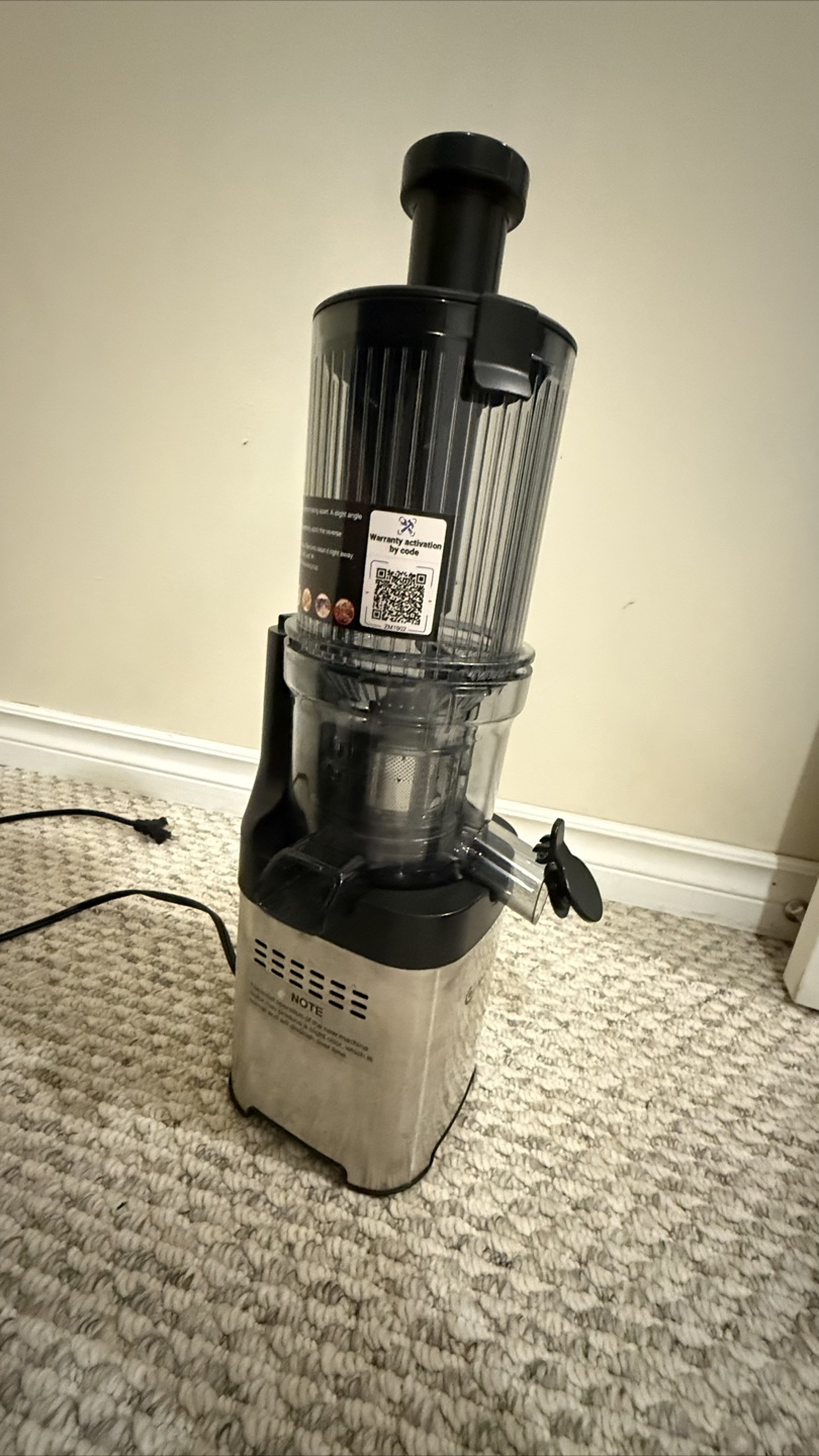 NEW AMZCHEF Cold Press Juicer - Silver - photo 2