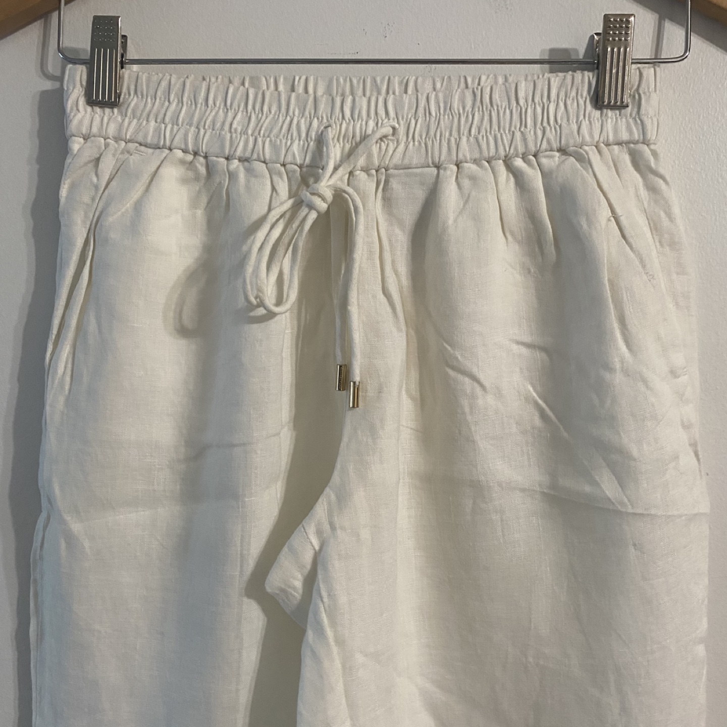 Michael Kors White Linen Pants - Size 00 - photo 2
