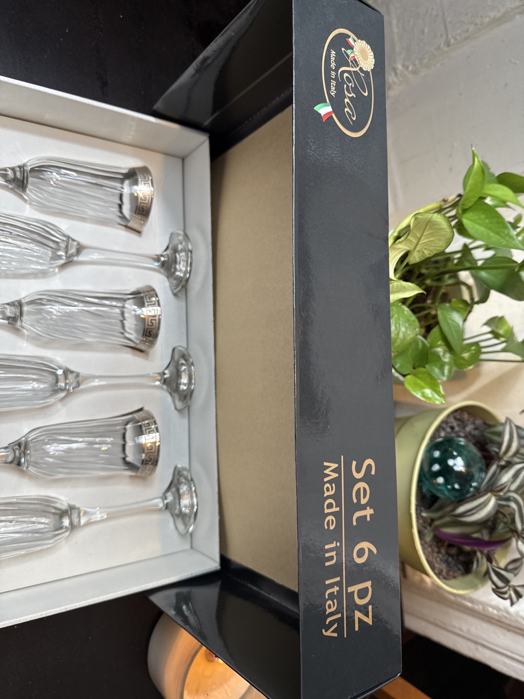 Rosa Made in Italy Champagne Flutes - Set of 6 - photo 5