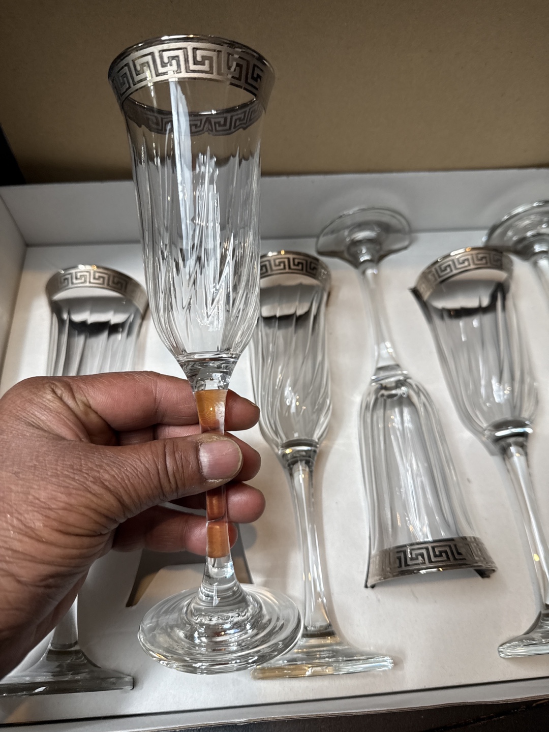Rosa Made in Italy Champagne Flutes - Set of 6 - photo 4