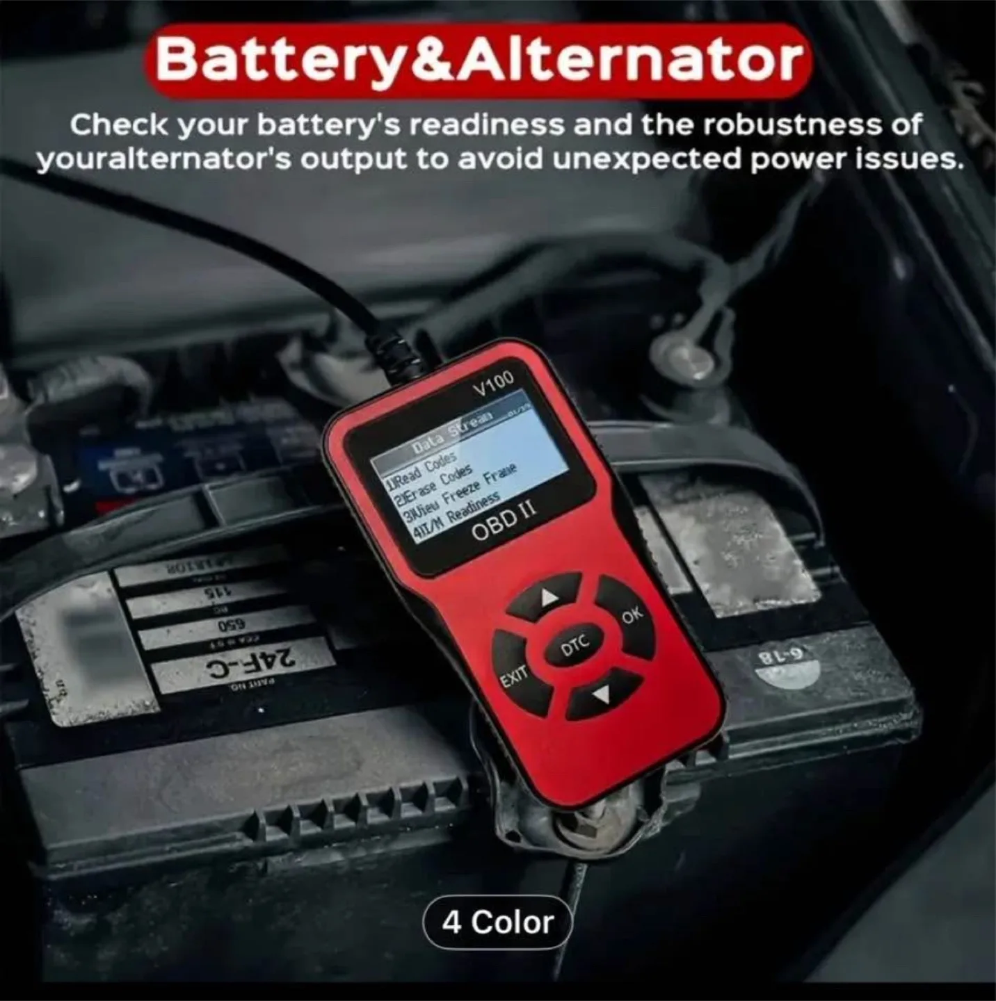 OBD Powered OBD2 Car Scanner V100 image indicator(6)