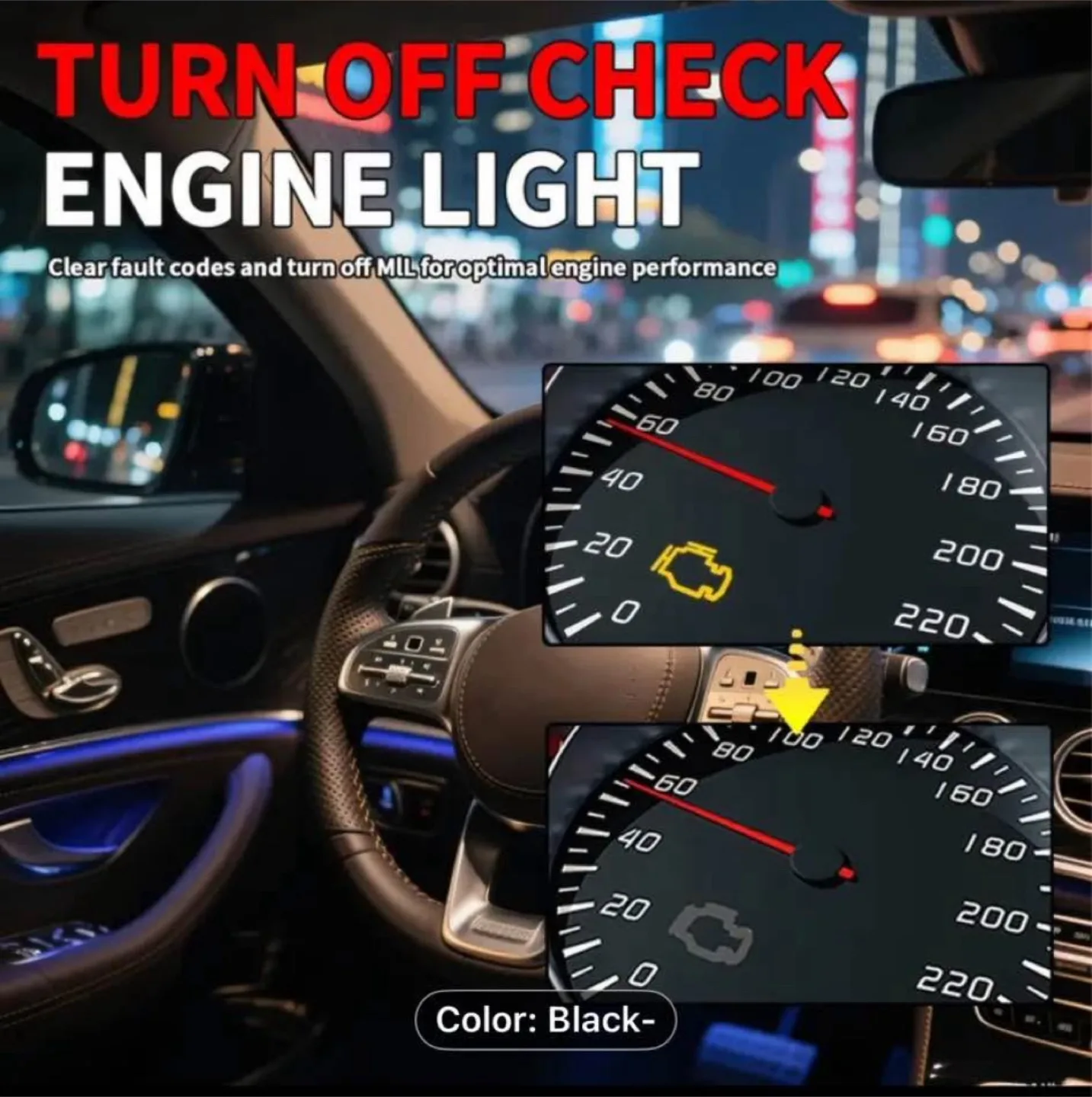 OBD Powered OBD2 Car Scanner V100 image indicator(7)