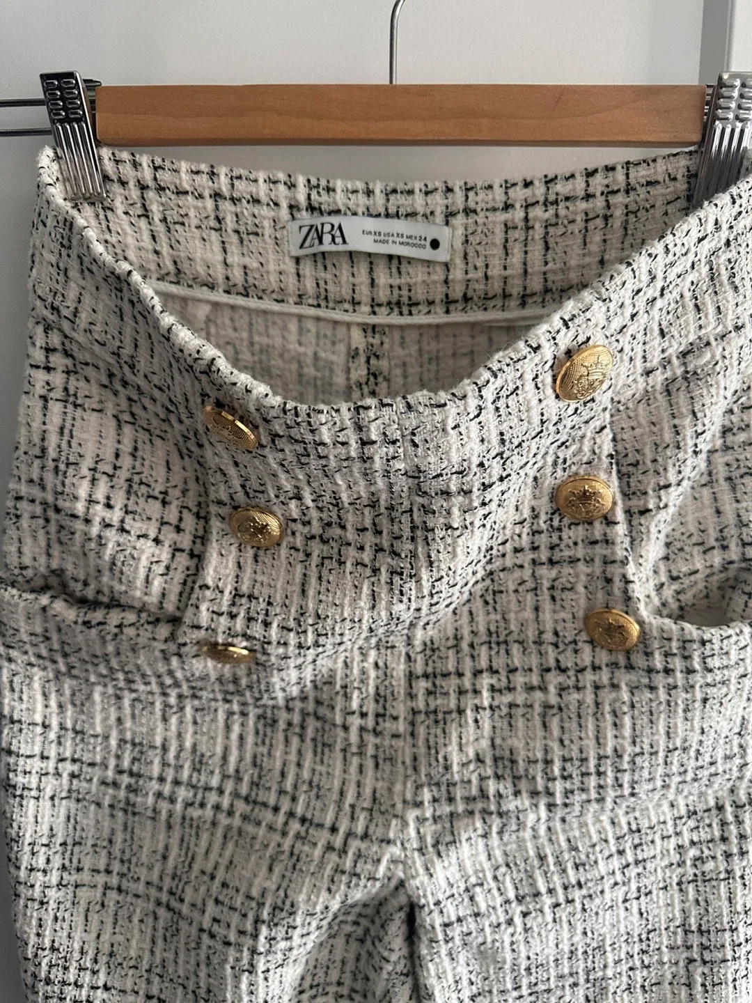 Zara Tweed Pants - Size XS thumbnail
