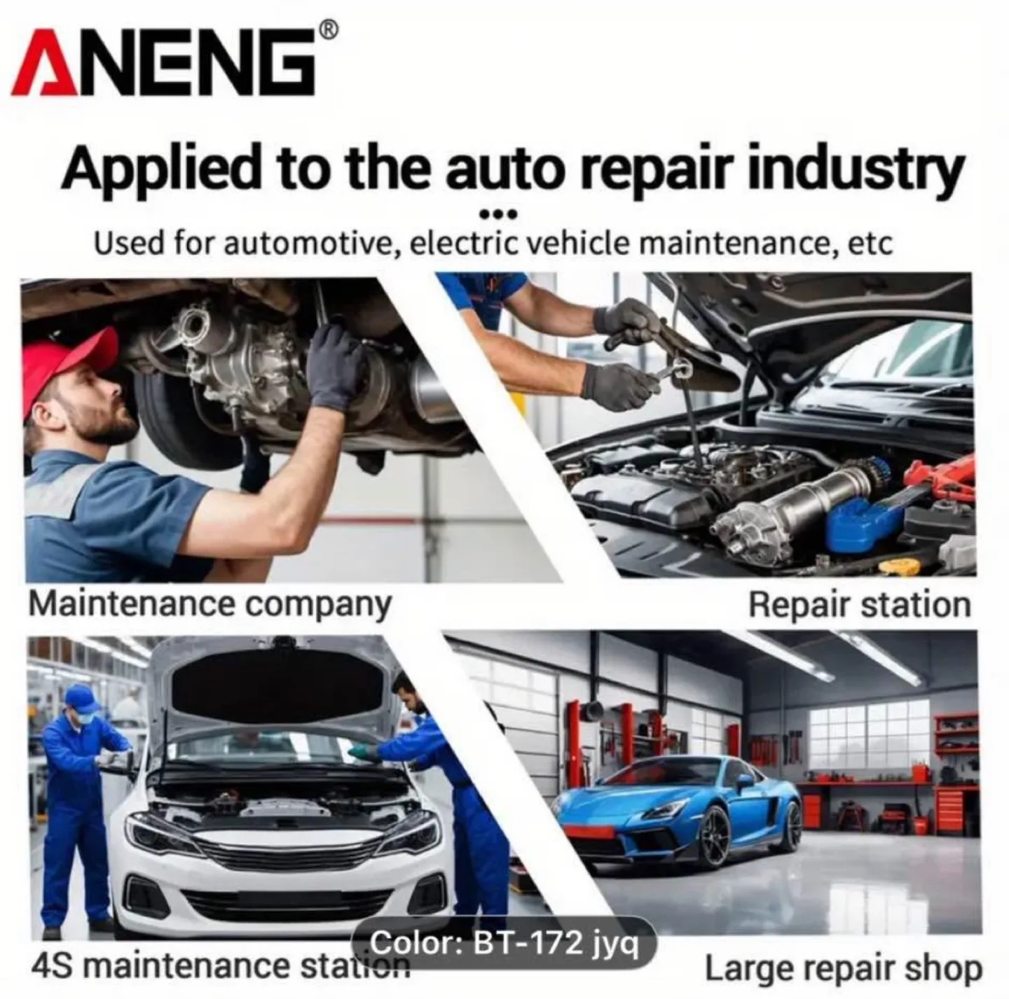 ANENG BT-172 12V Car Battery Tester with LED Display image indicator(2)