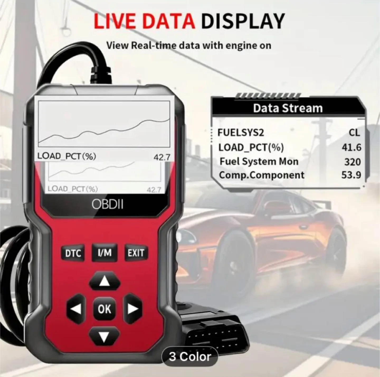 V410 OBD2 Diagnostic Code Reader, Engine Light tester image indicator(4)