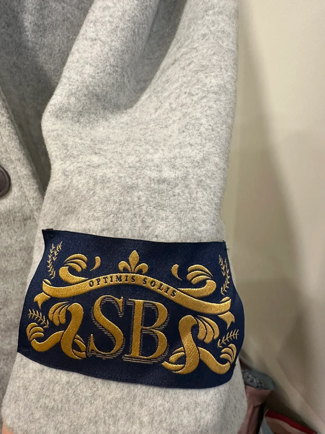 Sunday Best Grey Virgin Wool & Cashmere Coat - Size 3 image indicator(2)