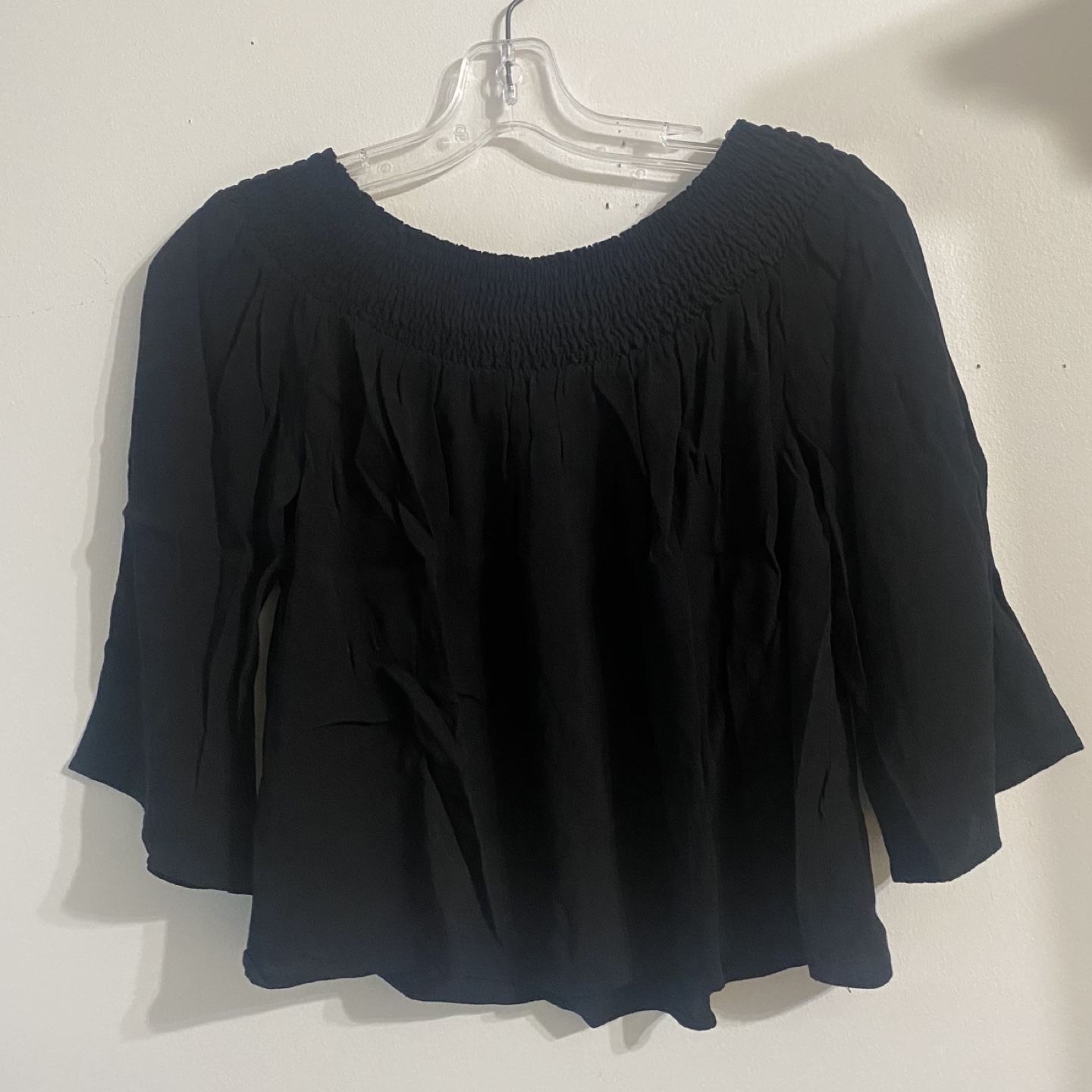Talula Black Off-the-Shoulder Top - XS