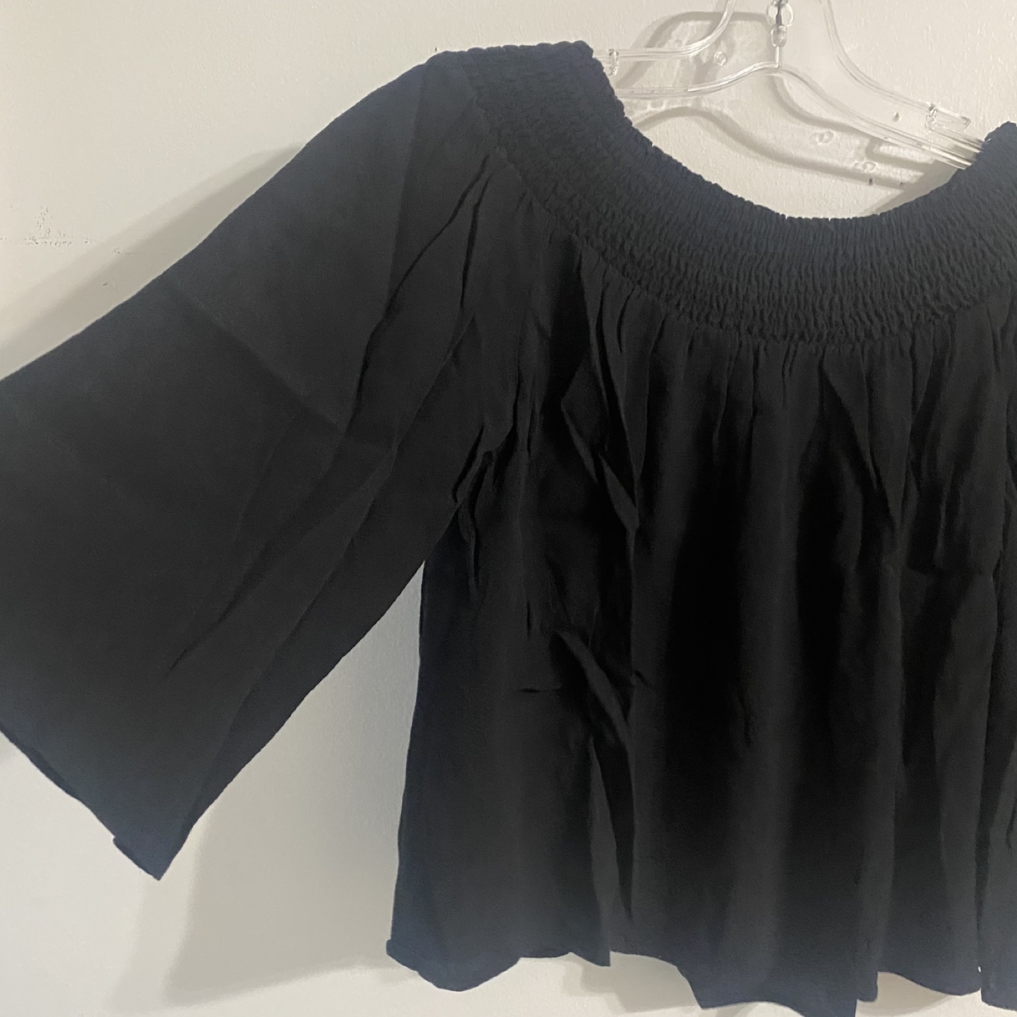 Talula Black Off-the-Shoulder Top - XS - photo 2