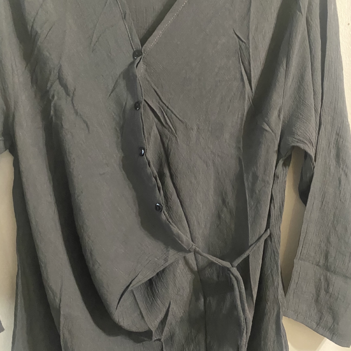 Silk Cotton Blend Blouse - Size L - photo 2
