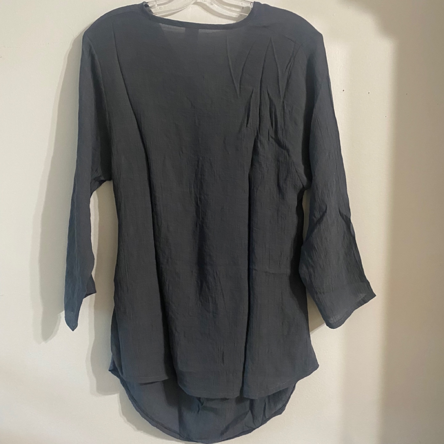 Silk Cotton Blend Blouse - Size L - photo 5