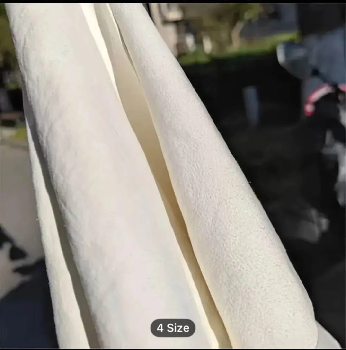 1pc31.5'' x 20''/ 20'' x 16'' Chamois Car Care Cleaning image indicator(2)