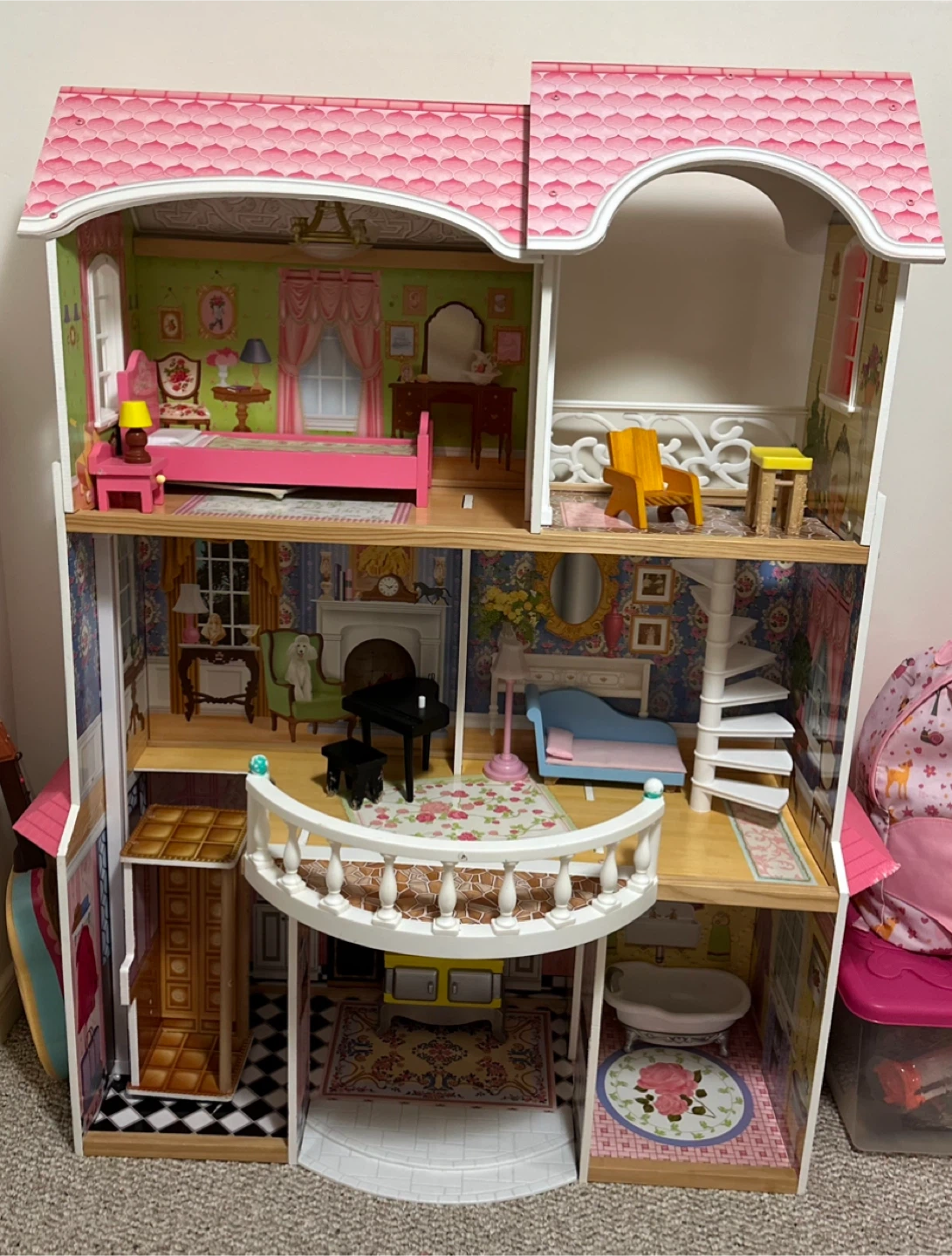 Wooden Dollhouse - photo 2