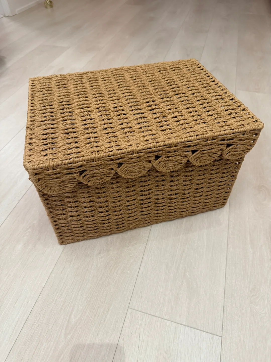 Woven Storage Basket, 17x13x10 inches thumbnail