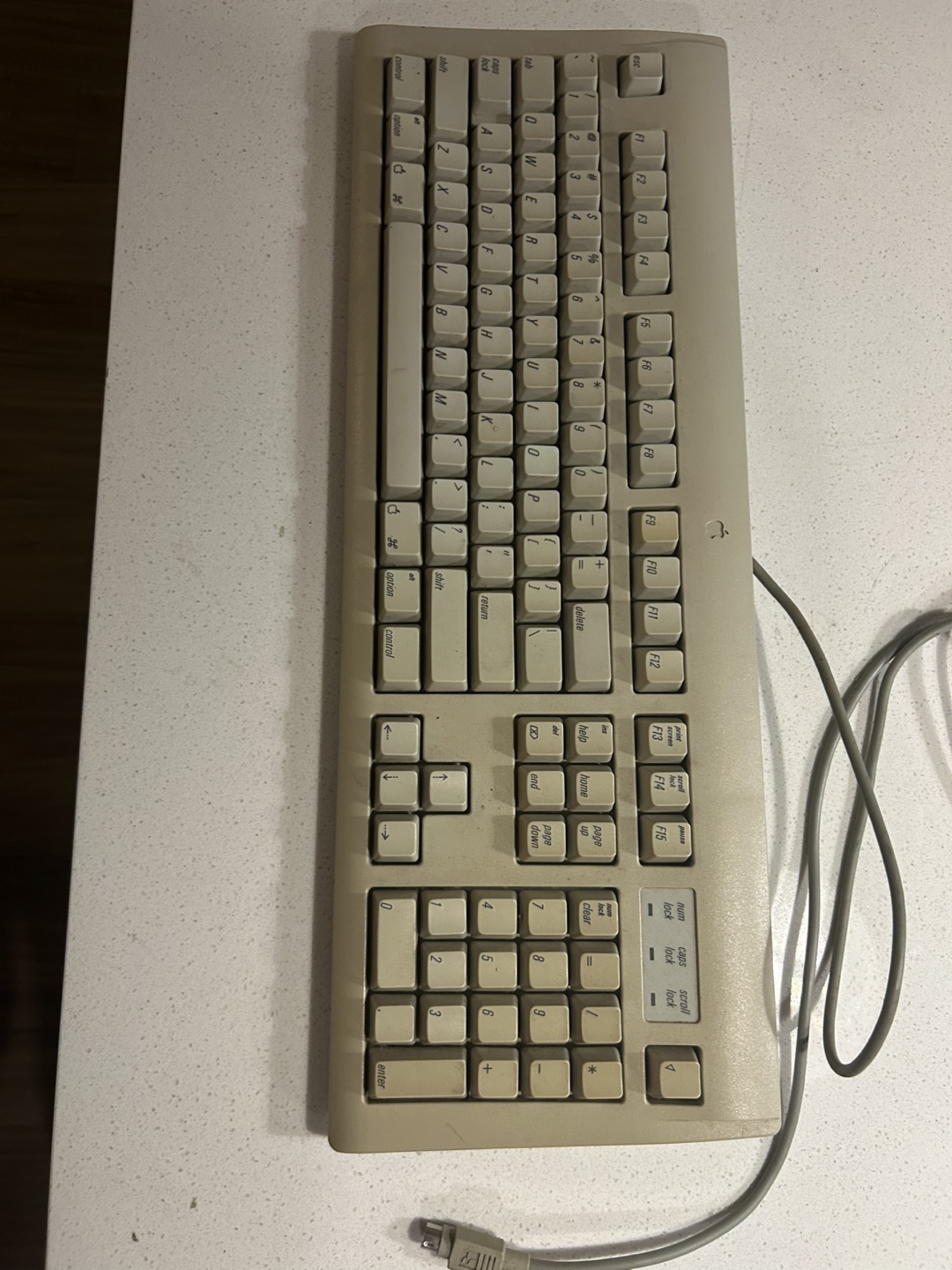 Vintage collectible AppleDesign Keyboard M2980