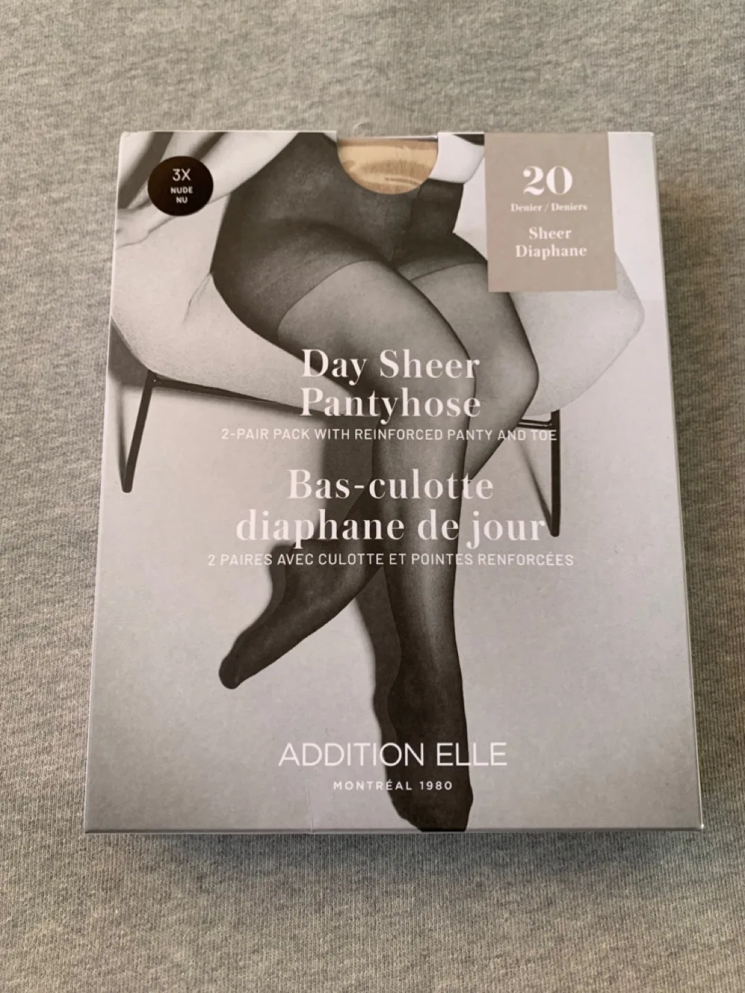Addition Elle Day Sheer Pantyhose 3X Nude BNIB thumbnail