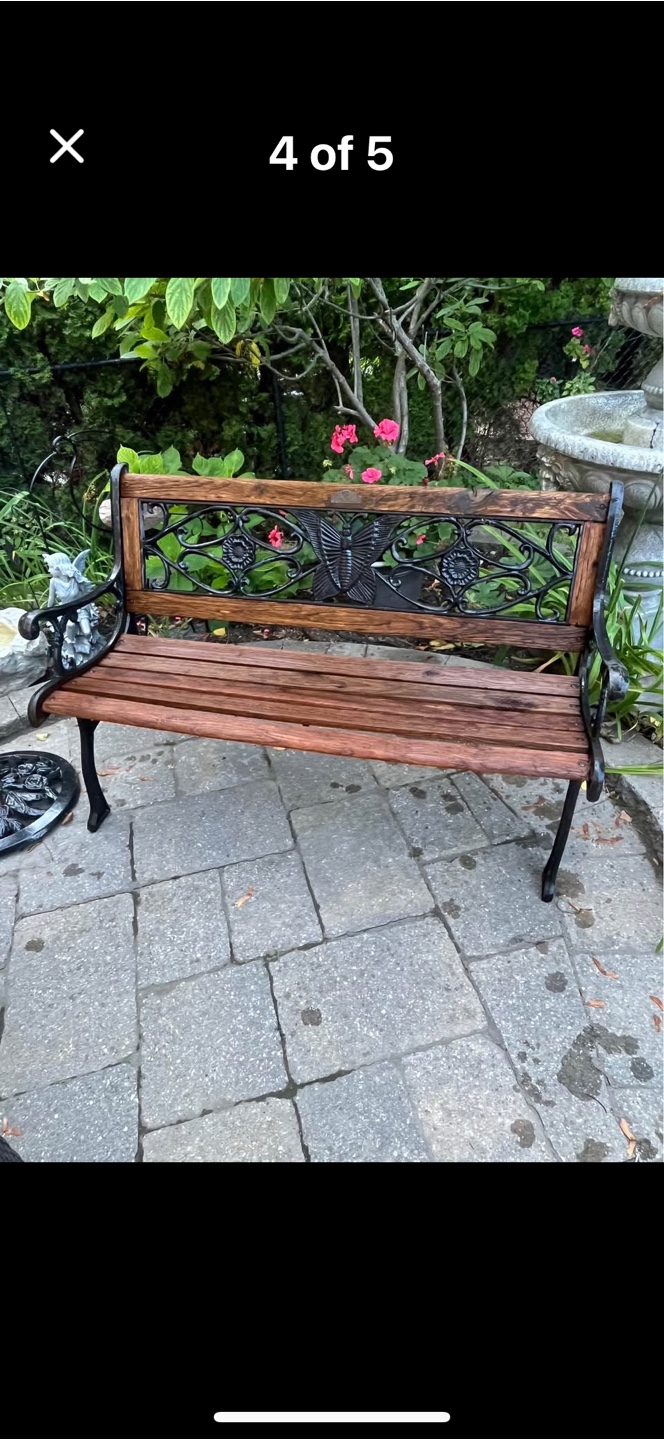 Greenhouse Butterfly Garden Bench - photo 4