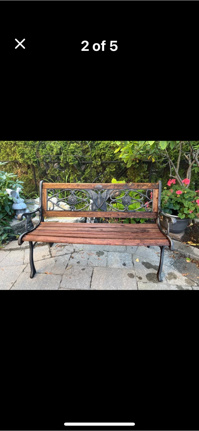 Greenhouse Butterfly Garden Bench - photo 5