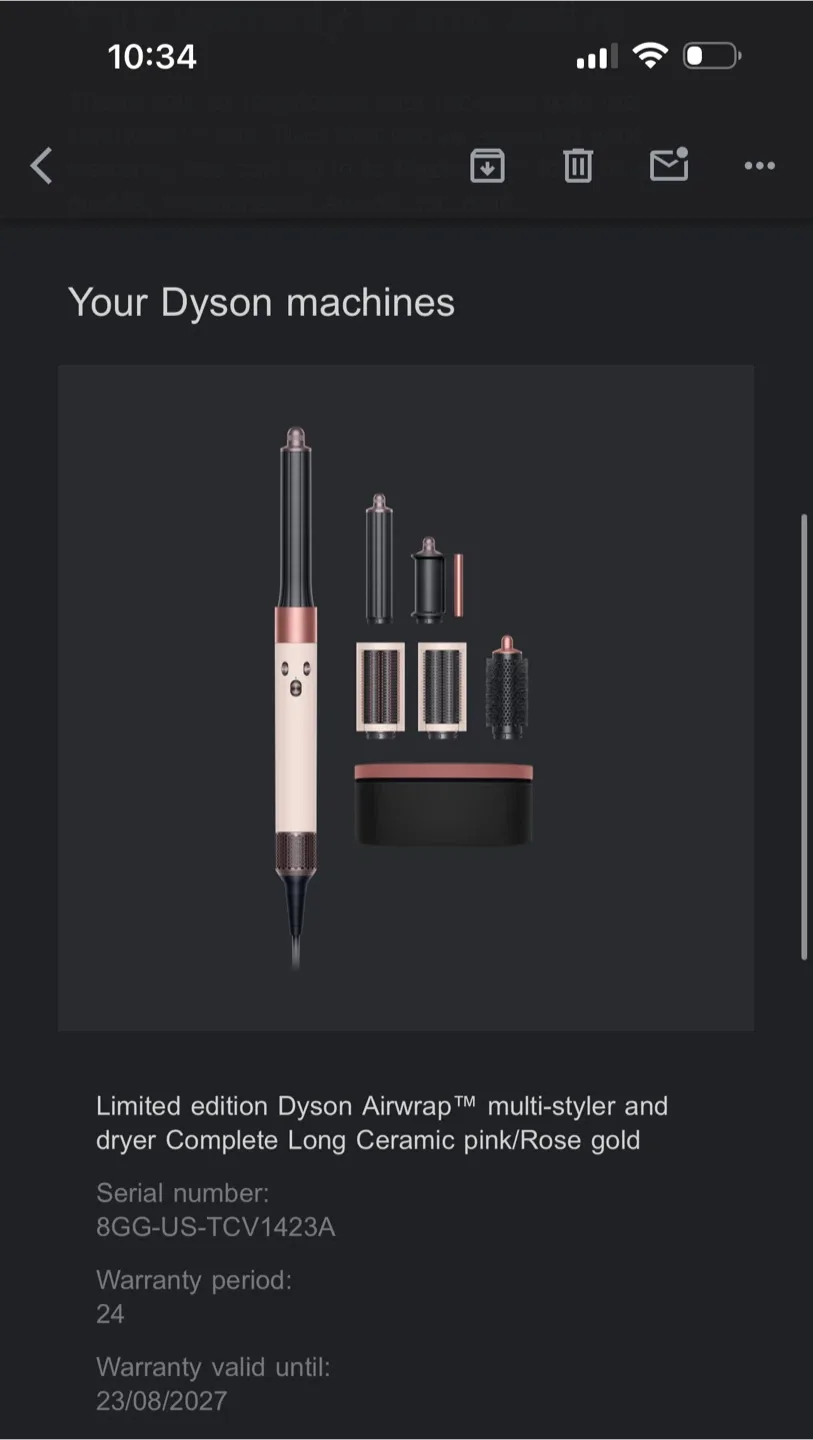 Dyson Airwrap i.d. Sakura Pink (with 2 yr warranty) image indicator(3)