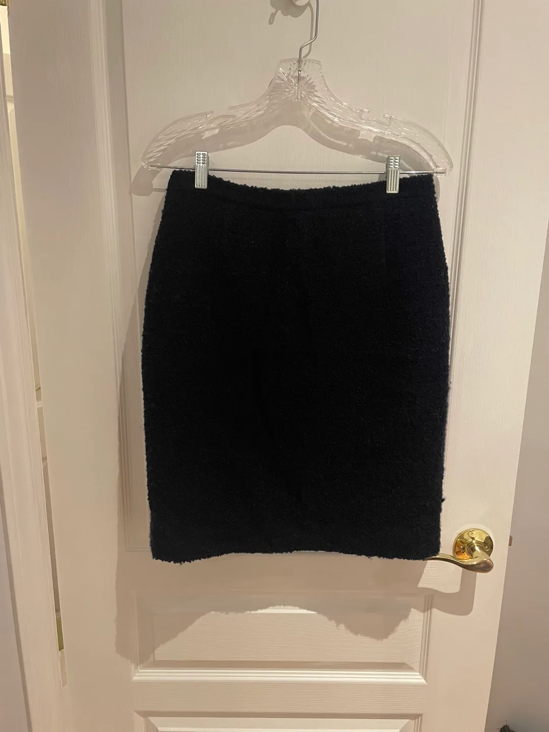 Navy Bouclé Skirt thumbnail