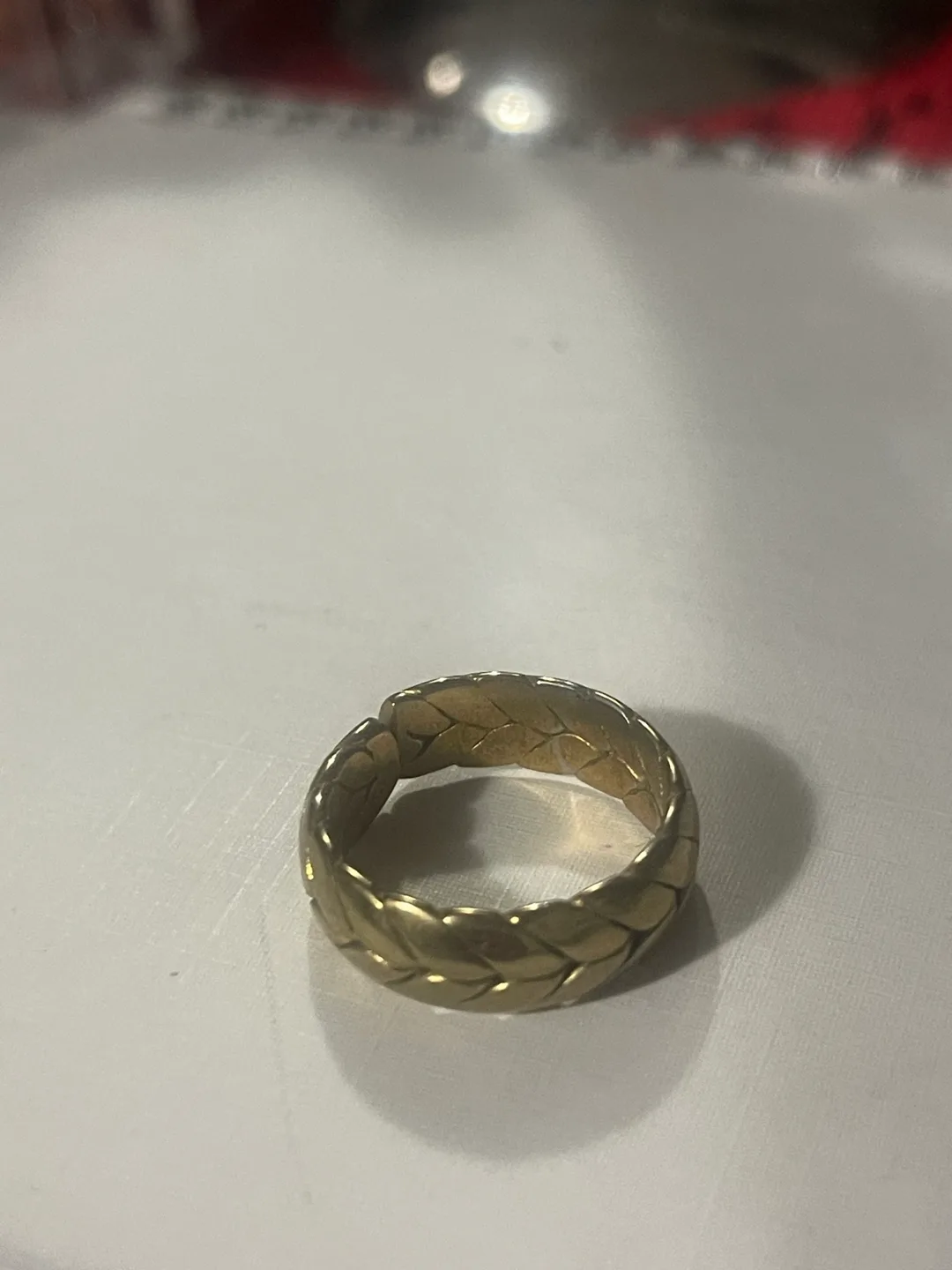 Gold Braided Ring thumbnail