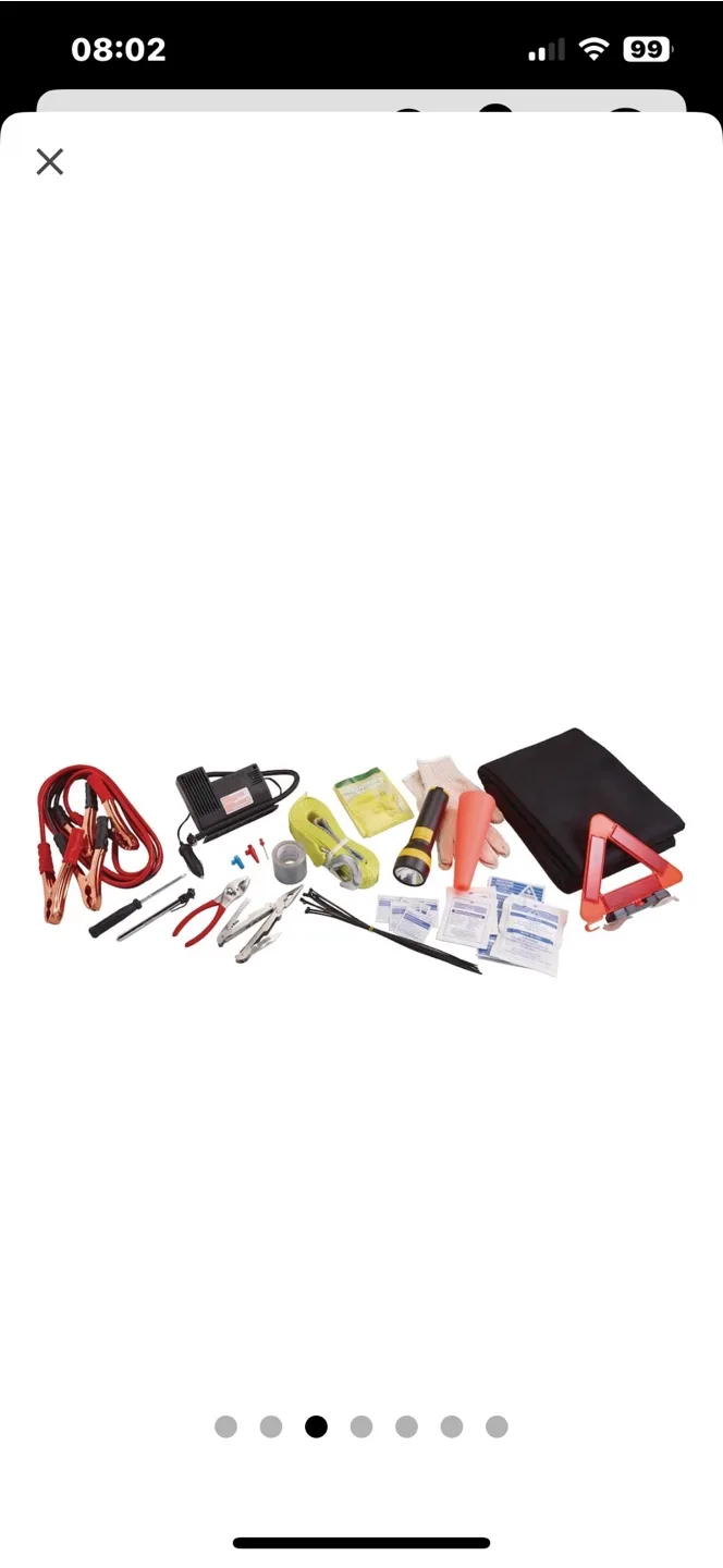 MotoMaster Premium Roadside Safety Kit - 87 Pieces image indicator(5)