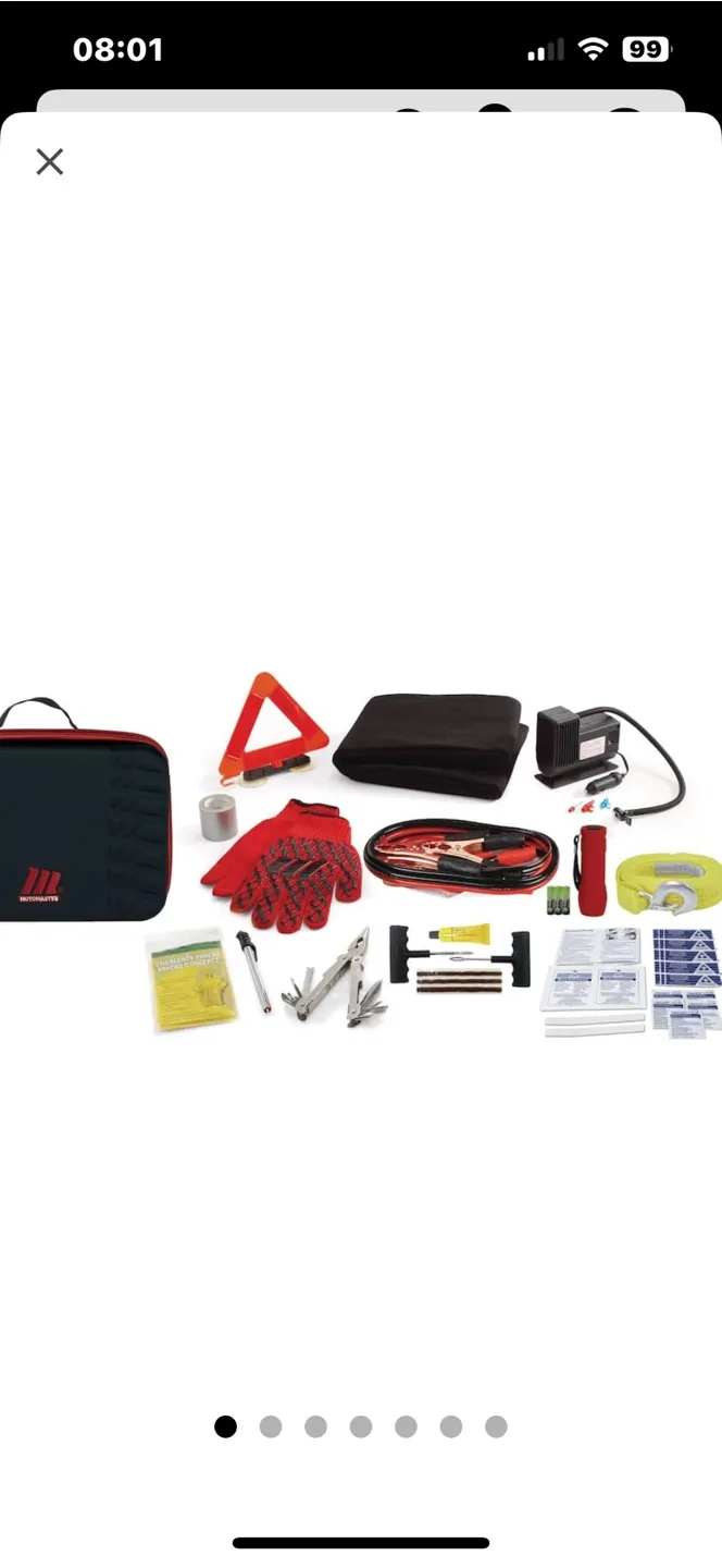 MotoMaster Premium Roadside Safety Kit - 87 Pieces image indicator(3)