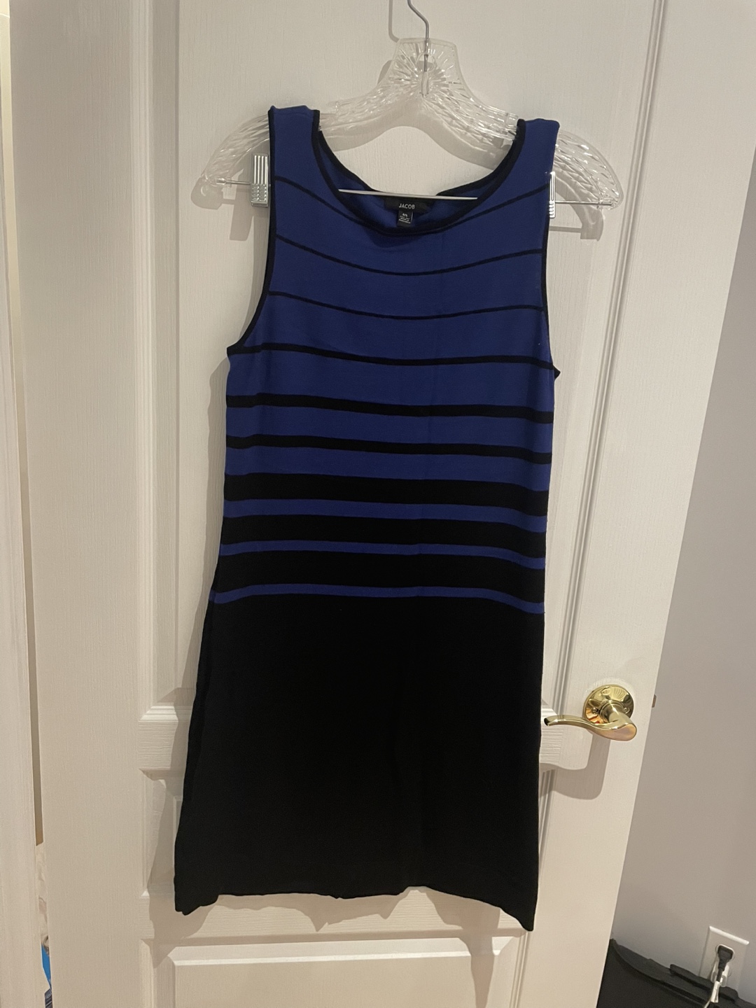 Jacob Blue & Black Striped Dress - Size G/L - photo 2