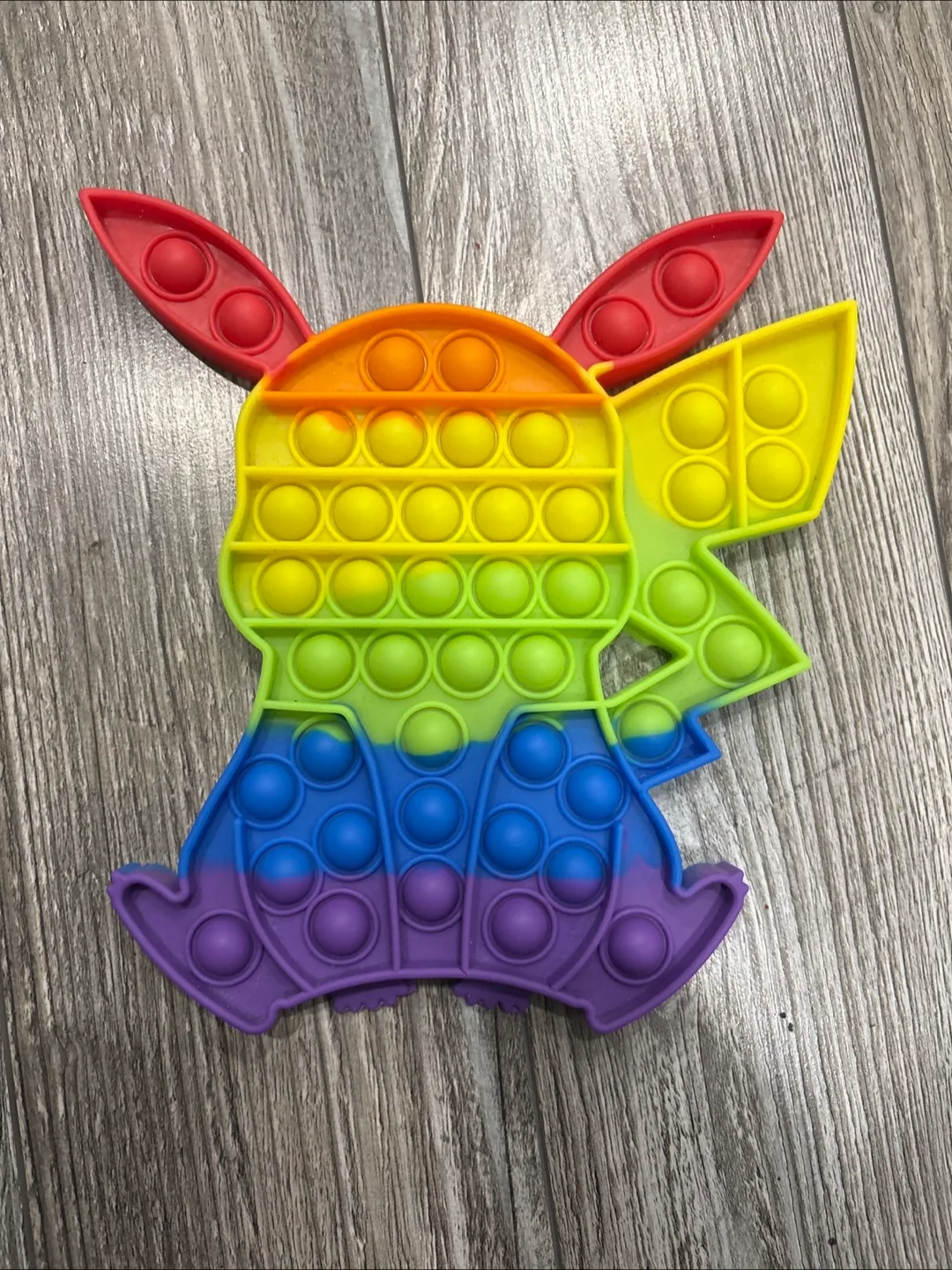 Rainbow Pikachu fidget toy thumbnail