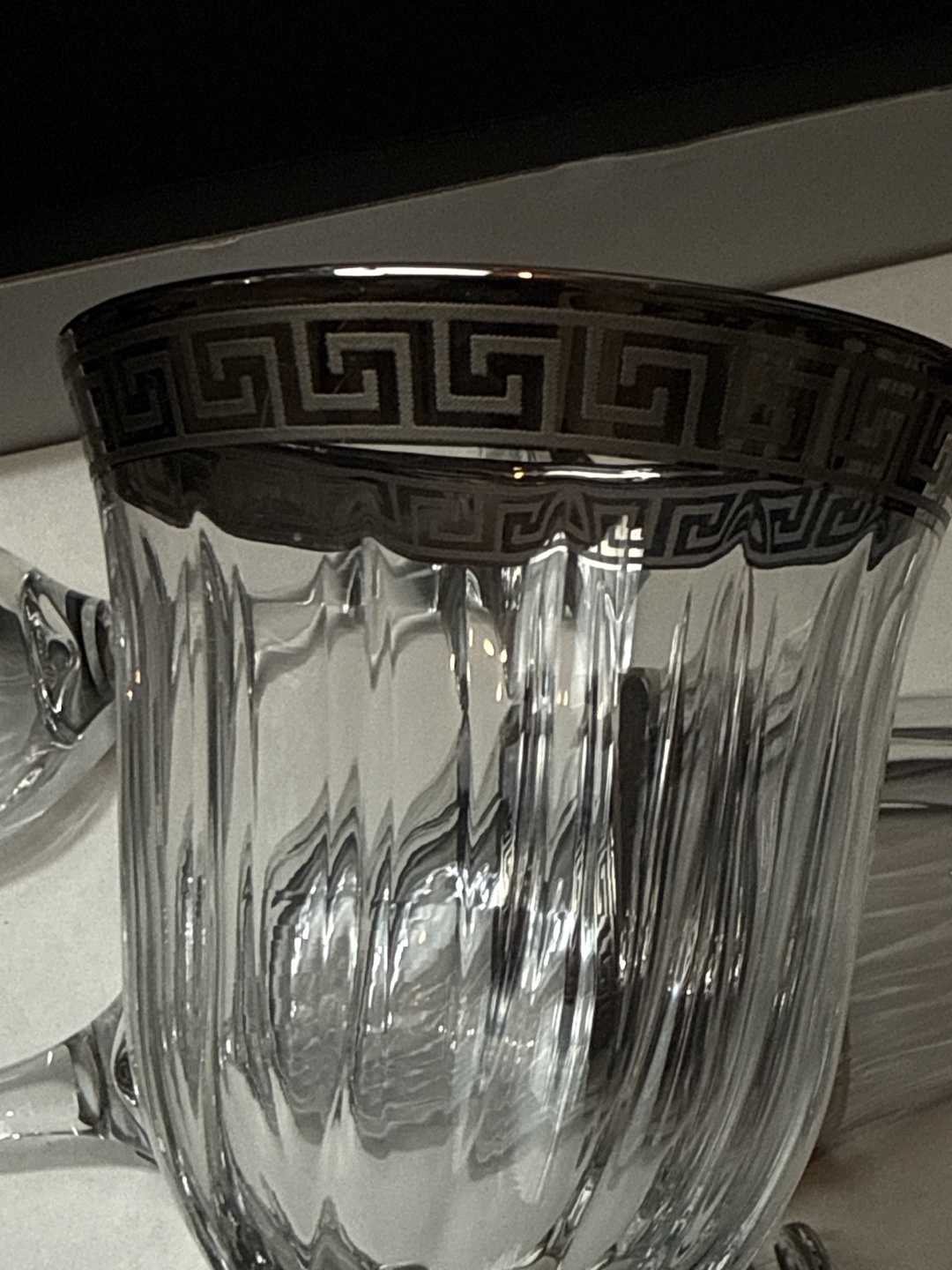 Set of 6 Silver Trimmed Wine Glasses - photo 5