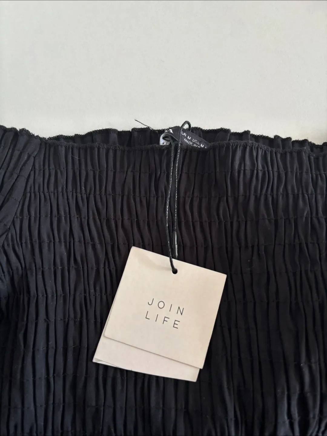 NWT Zara | Black Off-Shoulder Dress - M image indicator(3)