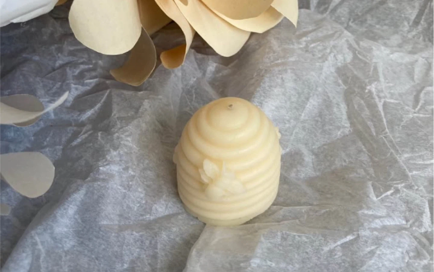 Free Beeswax Candle