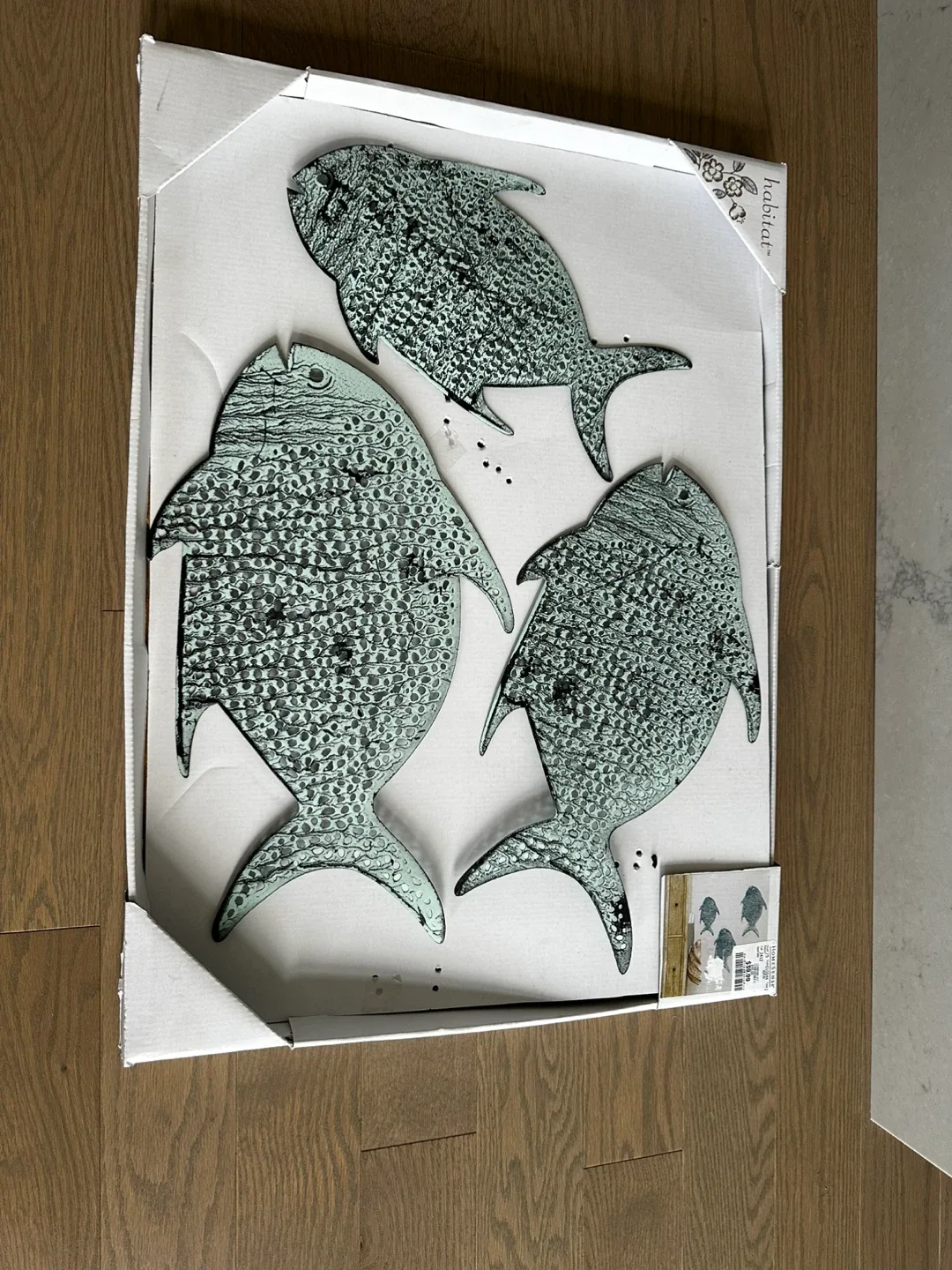 Metal Fish Wall Art Decor, New in Box! thumbnail