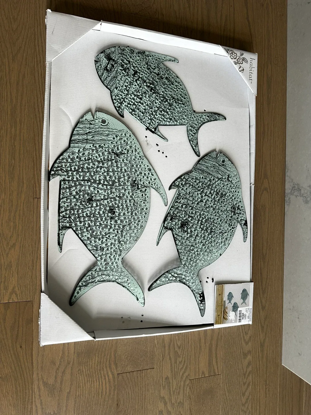 Metal Fish Wall Art Decor, New in Box! image indicator(2)
