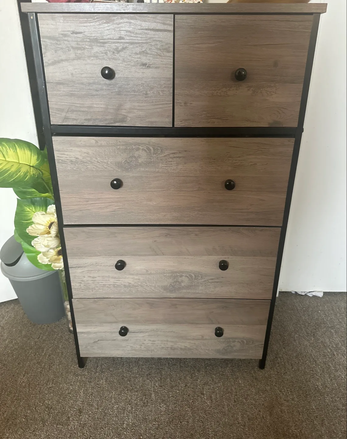 Storage Dresser Tower with 5 Fabric Drawers(MOVE OUT SALE) thumbnail